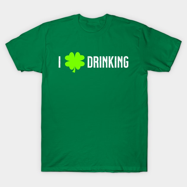 I Love Drinking T-Shirt by tommartinart